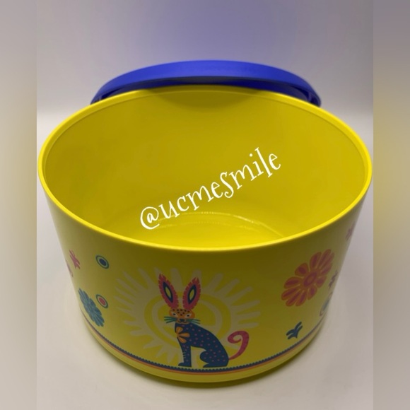 Tupperware Alebrije Fantasy Paint Designs One Touch Canister Set - Picture 4 of 8